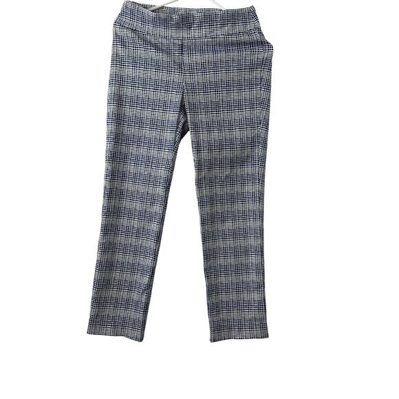 J. McLaughlin Masie Pants – Blue & White Pattern – Size 2 - Picture 1 of 7